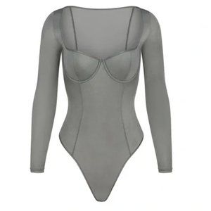 Skims Glissenette Long Sleeve Bodysuit